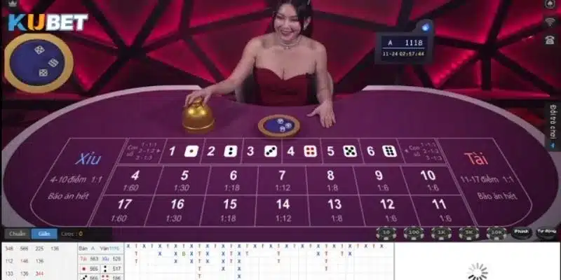 Tìm hiểu các loại cược trong tài xỉu tại Kubet